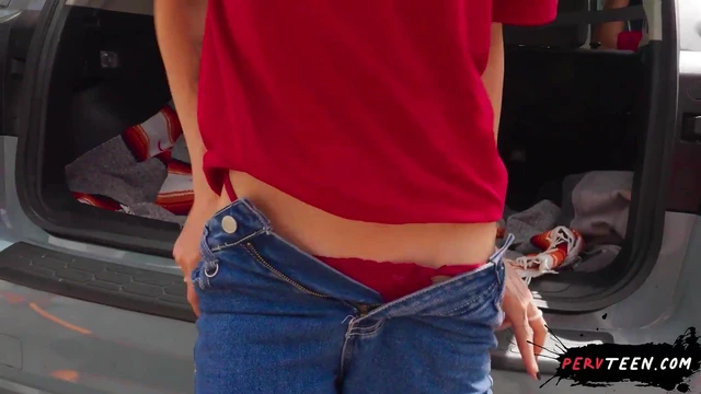 18yo Perv Teen Caught Fucking in Public Won't Stop Her Lustful Act!