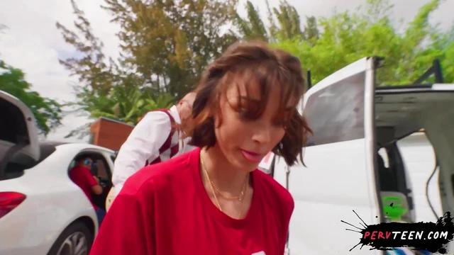 18yo Perv Teen Caught Fucking in Public Won't Stop Her Lustful Act!