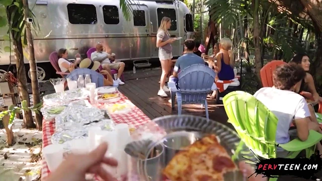 Banging a Bootylicious Teen in Risky Public Pool Fuck!