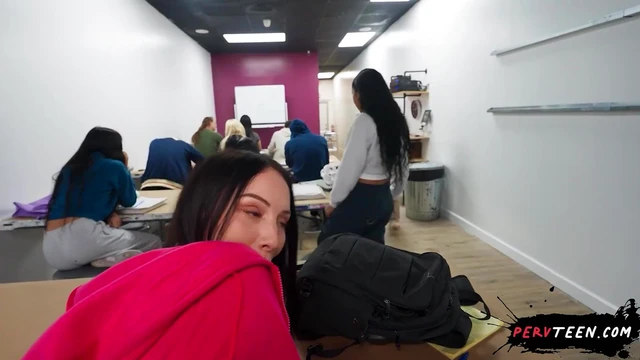Sneaky Booty Babe Gropes Classmate in Public – PervTeen's Wild Ride!