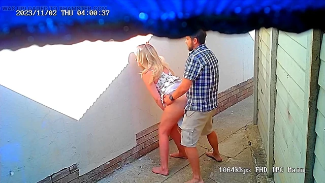 Juicy Delivery Slut Caught Fucking on Secret Mc D Area Cam!