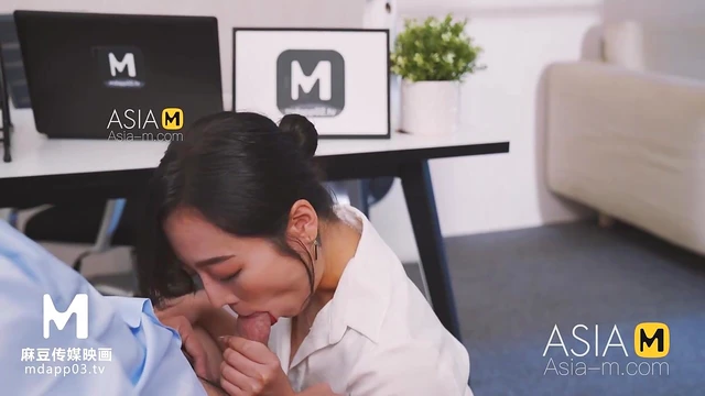 Asian Nurse Flirts Before Hot Oral Sex & Passionate Bedtime Fun