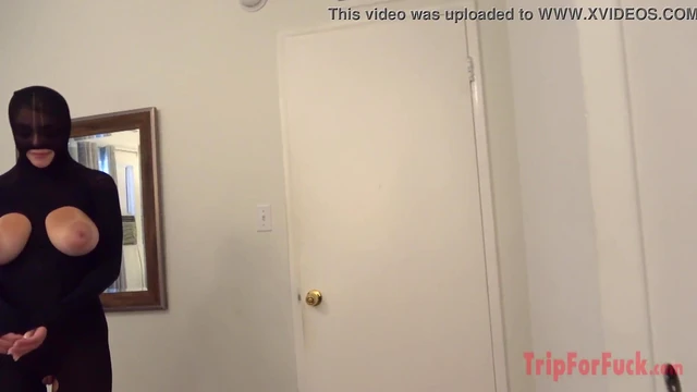 Divine Natural Boobs & Vaginal Cum Shot by Masked Stud Fucking Gabby's Wet Pussy