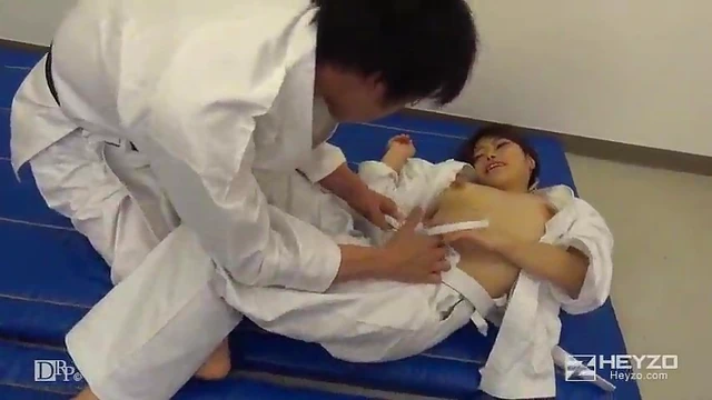 Mirai Kanno Gets Vaginal Cum Shot During Self Defense Practice Scene