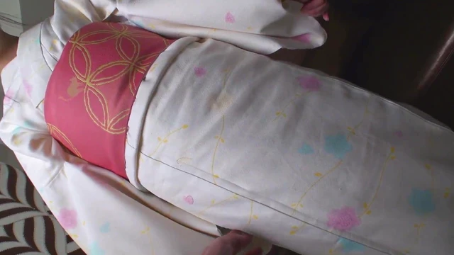 Mature Japanese Lady In Yukata Gets Nailed During Steamy Threesome Adventure