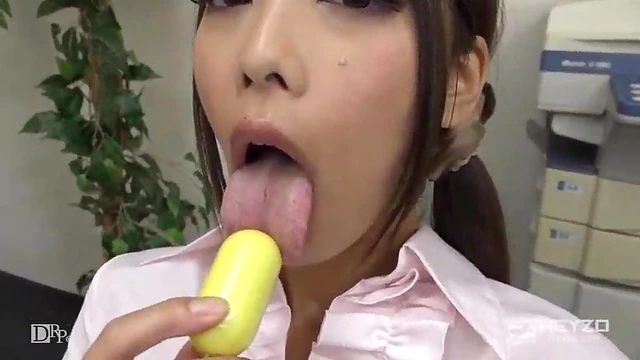 Mature Woman Masturbating During Overtime: Hikaru's Explicit Solo Showdown