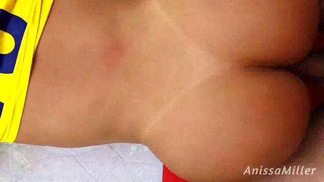 Horny PAWG Latina Rides Her Trainer's Massive Dick Hard, Squirting Wildly on the Soccer Pitc