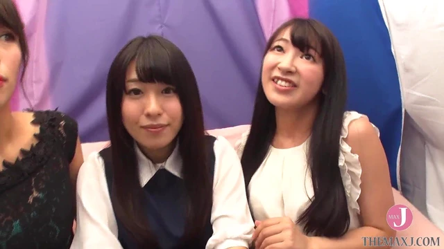 Kyoko Maki Pranks Lesbian Couple Into Steamy Threesome Adventure With Haruna