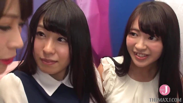 Kyoko Maki Pranks Lesbian Couple Into Steamy Threesome Adventure With Haruna