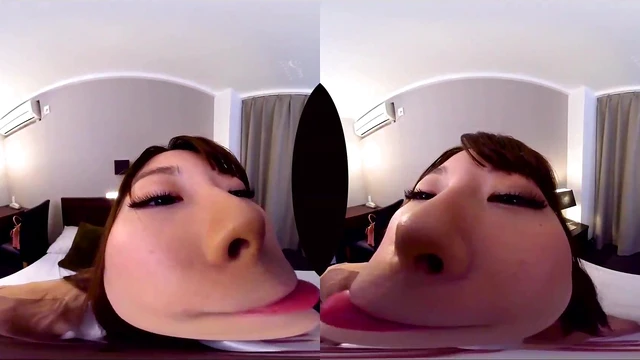 Seductive 3D VR Encounter Where Rena Aoi Drinks Solo & Craves Intimate Creampie Delight