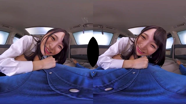 After-School VR Drive Turns into Steamy Car Sex with Schoolgirls