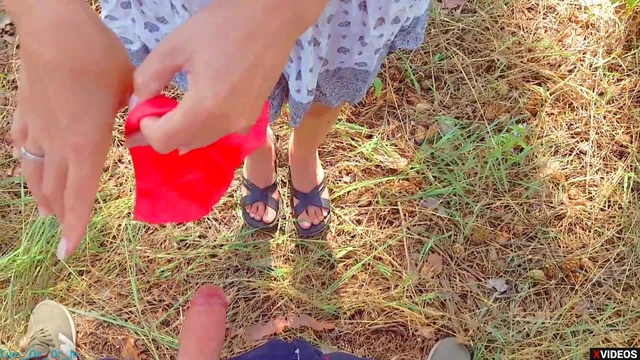 Filthy Step Sis Wraps Soaking Panties Around His Pulsing Cock, Pumping Wildly Until He Erupts in Creamy Jizz