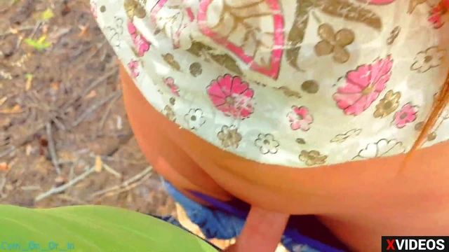 Shocked Watching Her Secretly Cum in Panties During Public Outing