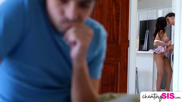 Steamy Step-Sibling Standoff: She Demands He Choose Between Watching or Joining In