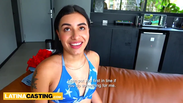 Shy Latina Teen Gets Fucked by Big Cock During Casting Call