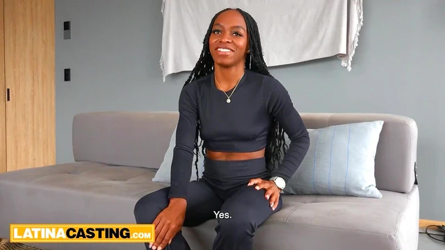 Hot Black Latina Gets Fucked Hard by Big Cock in Casting Session