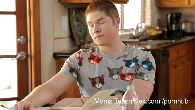 Mom Turns Study Time Into Steamy Fuck Session With Her Stepson