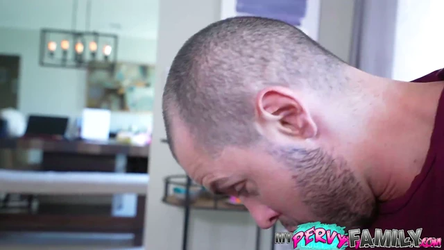 Teen Tempts Seductively To Drain Stepdad's Cock Hard - Gia Oh My