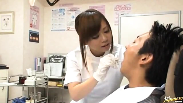 Horny Asian Dentist & Assistant Seduce Patient For Steamy Clinic Sex