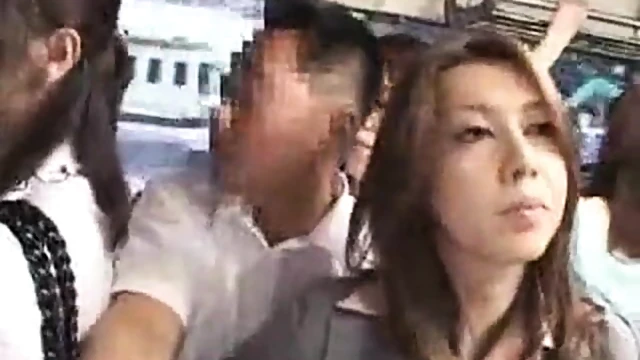 Sizzling Asians Attempt Explicit Encounter Amidst Public Bus Commuters
