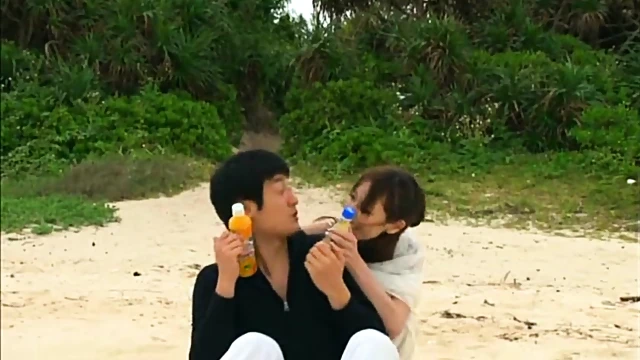 Japanese Girl Gives Blowjob By Creek Before Steamy Outdoor Sex