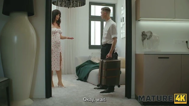 Sensual Asha Exploring Mature Passion with Tender Touches & Kisses