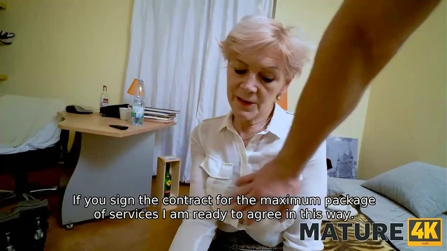 Sensuous Mature Lady in Stockings Teases Before Hot 4K Fuck Fest