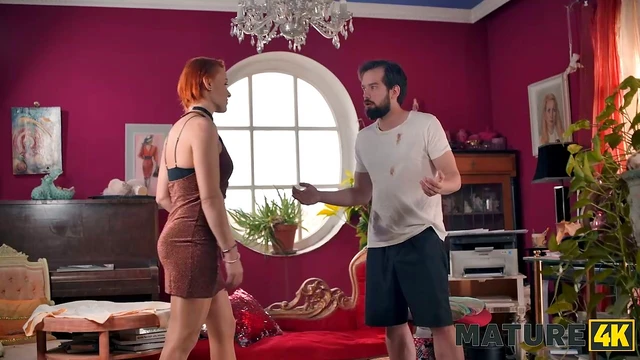 Lonely Widow's Unattainable Nympho Desires Satisfied in Explicit 4K Action