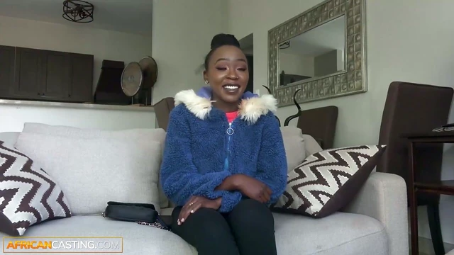 Sizzling African Beauty Rides Cock Hard During Hot Cowgirl Audition Scene