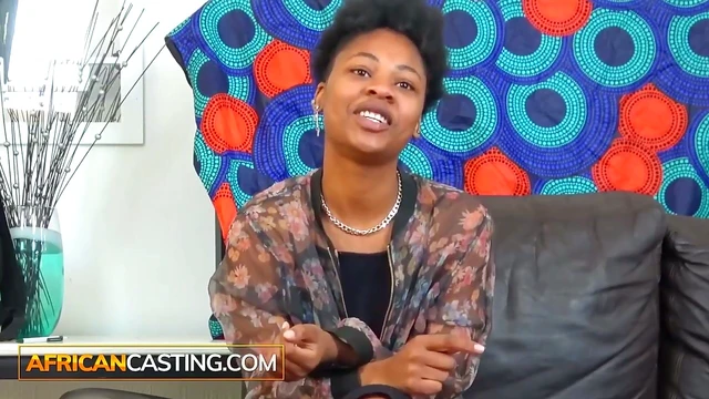 Sizzling African Beauty Gets Cast & Fucked Hard On Camera Showdown