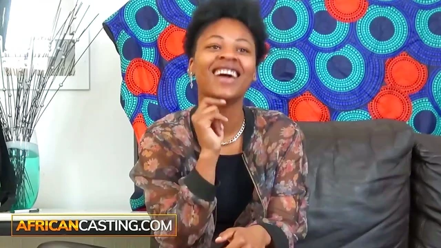 Sizzling African Beauty Gets Cast & Fucked Hard On Camera Showdown