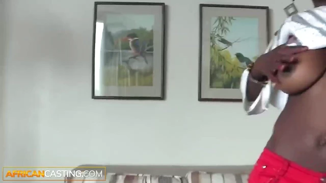 Ebony Beauty Gets Casted & Fucked Hard by Hot White Stud