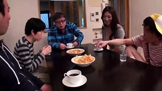 Seductive Asian Babe Takes Neighbor’s Hard Cock Into Her Hands