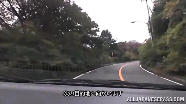 Seductive Akari Shimizu Gets Pounded From Behind Outdoors