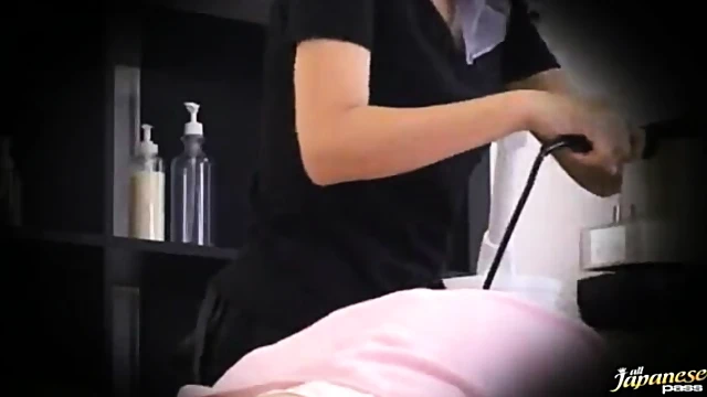 Sexy Japanese Woman Gets Naughty Massage Parlor camera Action
