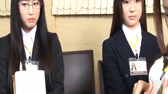 Seductive Japanese Office Girl In Pantyhose Delivers Irresistible Footjob