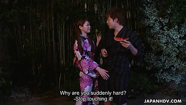 Hungry Girl Devours Juicy Melon Before Taking On A Massive Cock