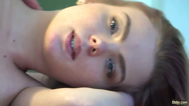 Sofia Takes Oldje Hard With Her Shaved Pussy for Steamy Action