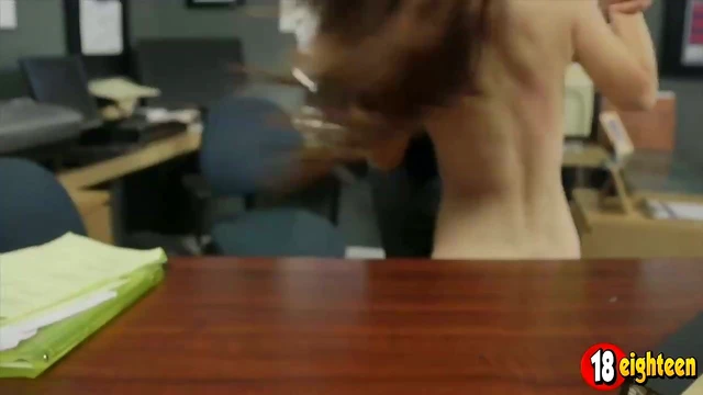 Trinity Rae's Office Seduction, Well-Proportioned Temptation Unleashed