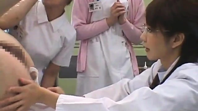 Naughty Nurses Stroke Patient's Dick Till He Cum Hardly Stops