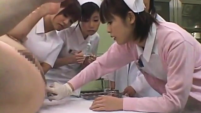 Naughty Nurses Stroke Patient's Dick Till He Cum Hardly Stops