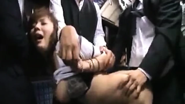 Hot Japanese Gangbang Adventure Inside A Crowded Public Bus