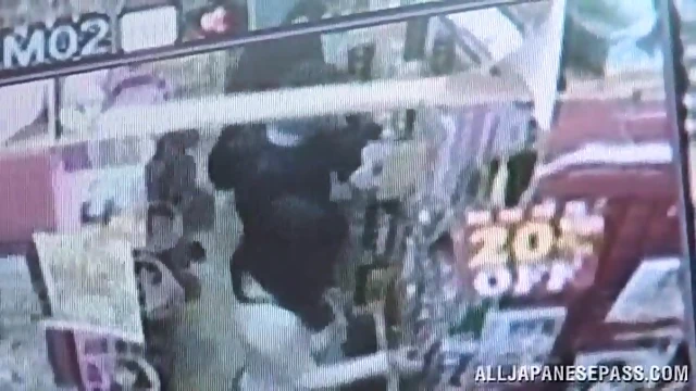 Kinky Japanese Amateur Gives Hot Blowjob In Public Store Aisle