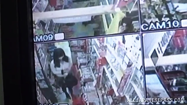 Kinky Japanese Amateur Gives Hot Blowjob In Public Store Aisle