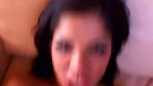 Alexis Amore Gives Jaw-Dropping POV Blowjob & Takes Facial Cumshot Delightfully