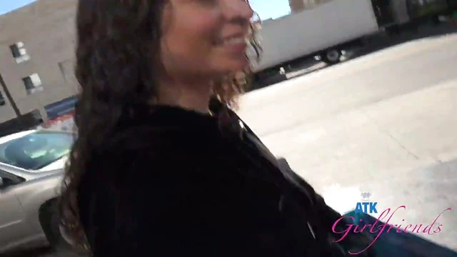 Hot Brunette Amber Summer Gets Naughty Outdoors Publicly With Her Guy