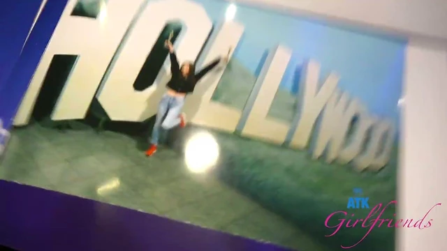 Hot Brunette Amber Summer Gets Naughty Outdoors Publicly With Her Guy