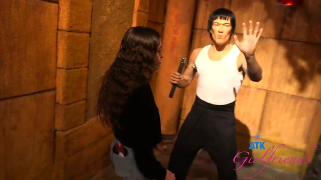 Hot Brunette Amber Summer Gets Naughty Outdoors Publicly With Her Guy