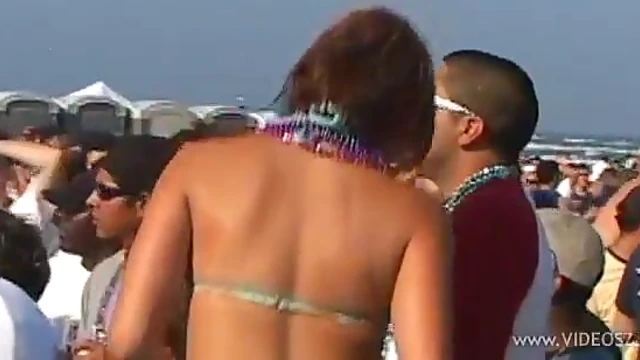 Sexy Amateur Latinas Flash Curvy Bodies at Sun-Kissed Beach Fun