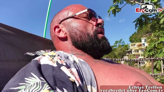 German Tourist & Mexican Latina Share Steamy Blowjob Date Holiday Encounter